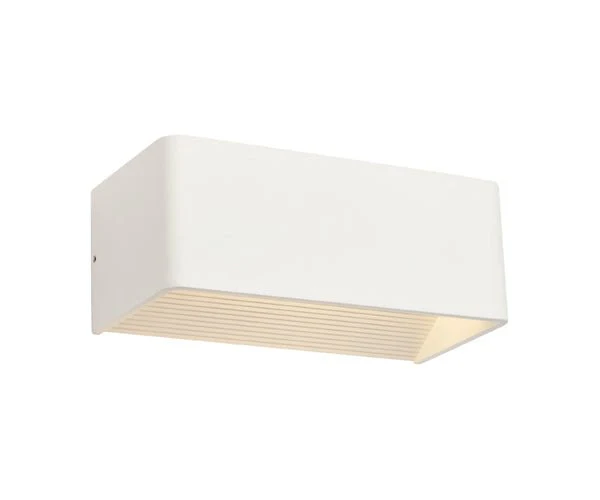 Cougar Pentax 6 Watt LED Wall Light Large Matt White / Warm White - PENT6WLEDLGE