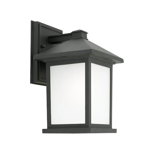 Cougar Plymouth 1 Light Wall Light Black - PLYM1EBLK