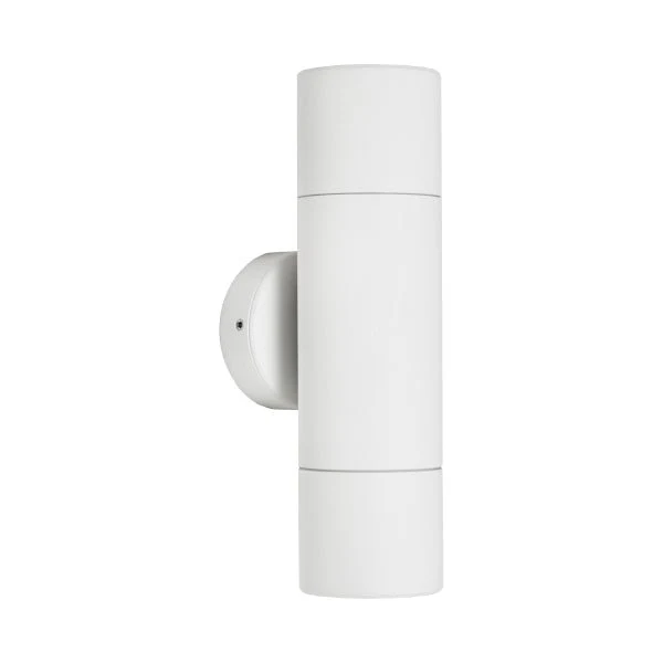 Cougar Stockholm 2 Light GU10 Up & Down Wall Light White - STO2WWHT