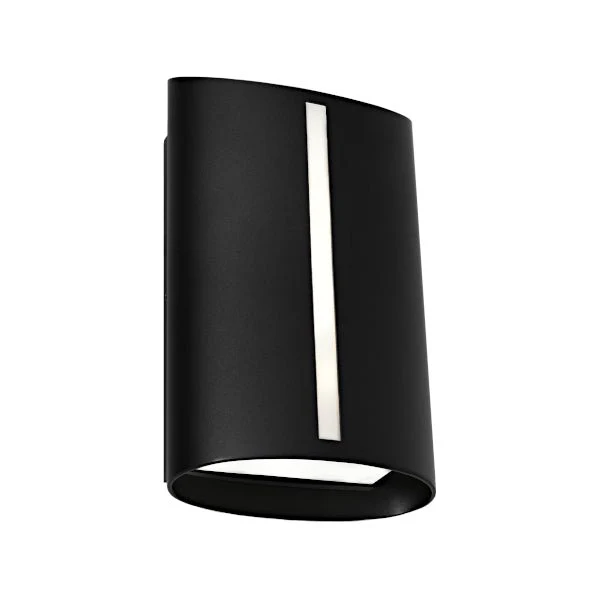 Cougar Temma 8 Watt LED Wall Light Black / Warm White - TEMM1EBLK