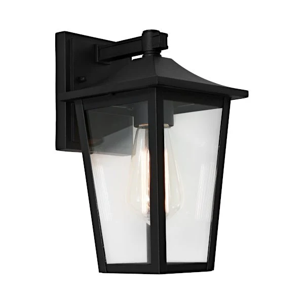 Cougar York 1 Light Wall Light Black - YORK1EBLK