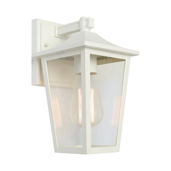 Cougar York 1 Light Wall Light White - YORK1EWHT