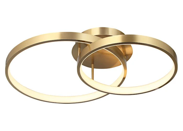 Cougar Zola 2 Light CTC LED Ceiling Light Gold ZOLA2GLD