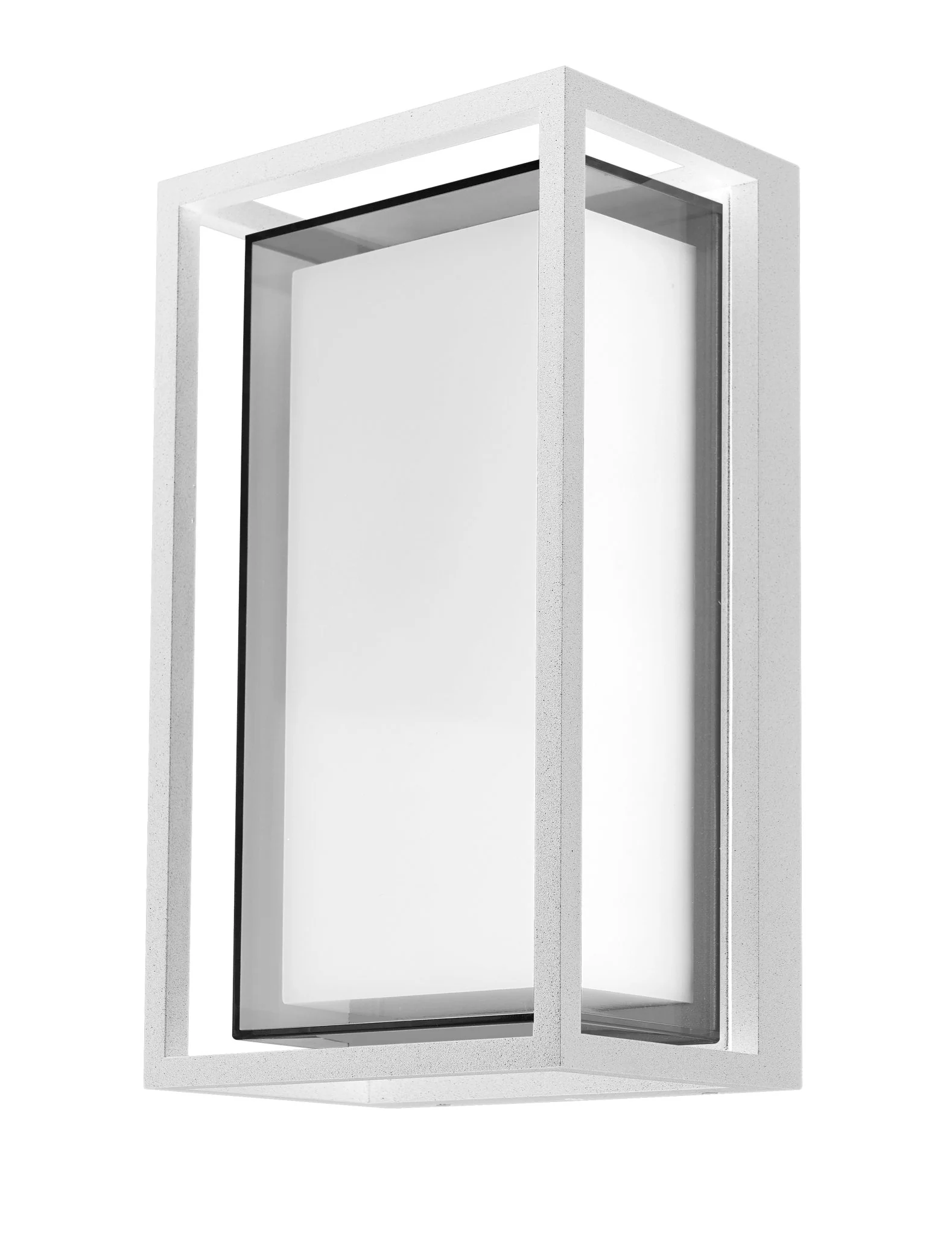 Crew Outdoor LED Wall Light in Matt White
