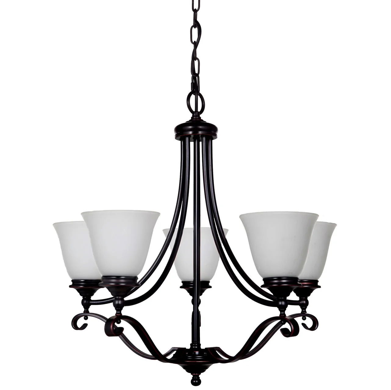 DALLAS 5 Light Chrome or Bronze Pendant Light - Image 2