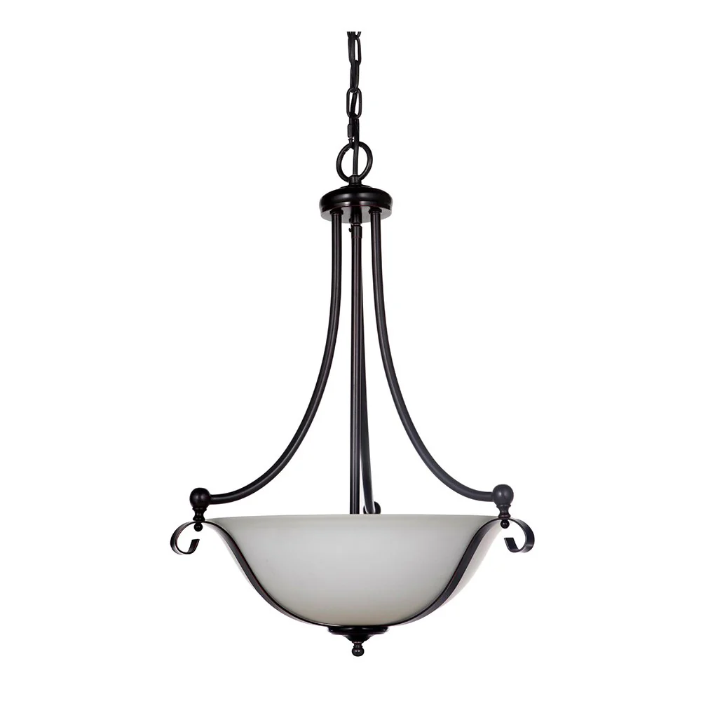 DALLAS Chrome or Bronze  Single Pendant Light - Image 2