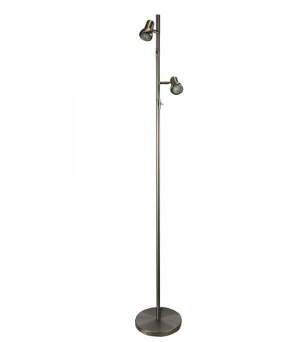 Daxam 2 Light Floor Lamp LED Antique Brass - SL98592AB