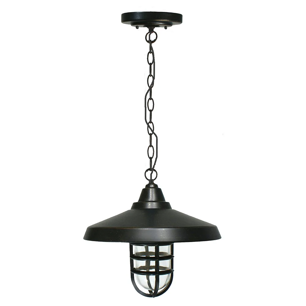 DECKHOUSE Chain 1 Light Antique Bronze Pendant Light
