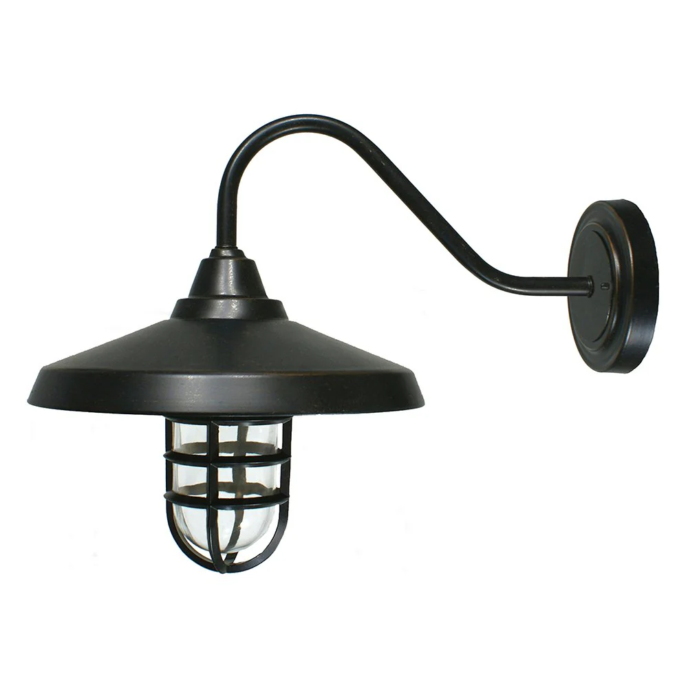 DECKHOUSE Exterior Wall Bracket 1 Light Antique Bronze Pendant Light