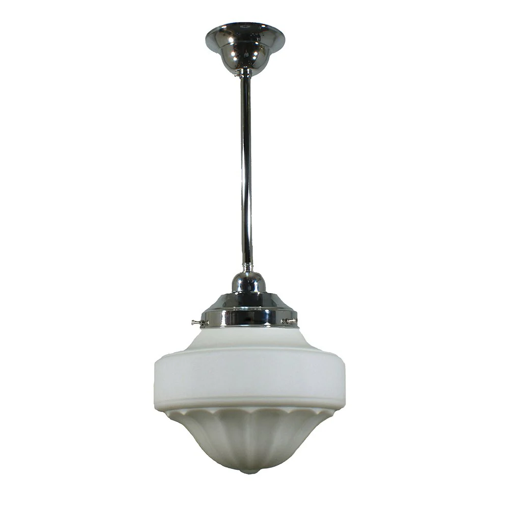Derby 9" or 13"1 Light ROD Pendant Light - Black/Chrome/Polished Brass/Chrome Retro - Image 2