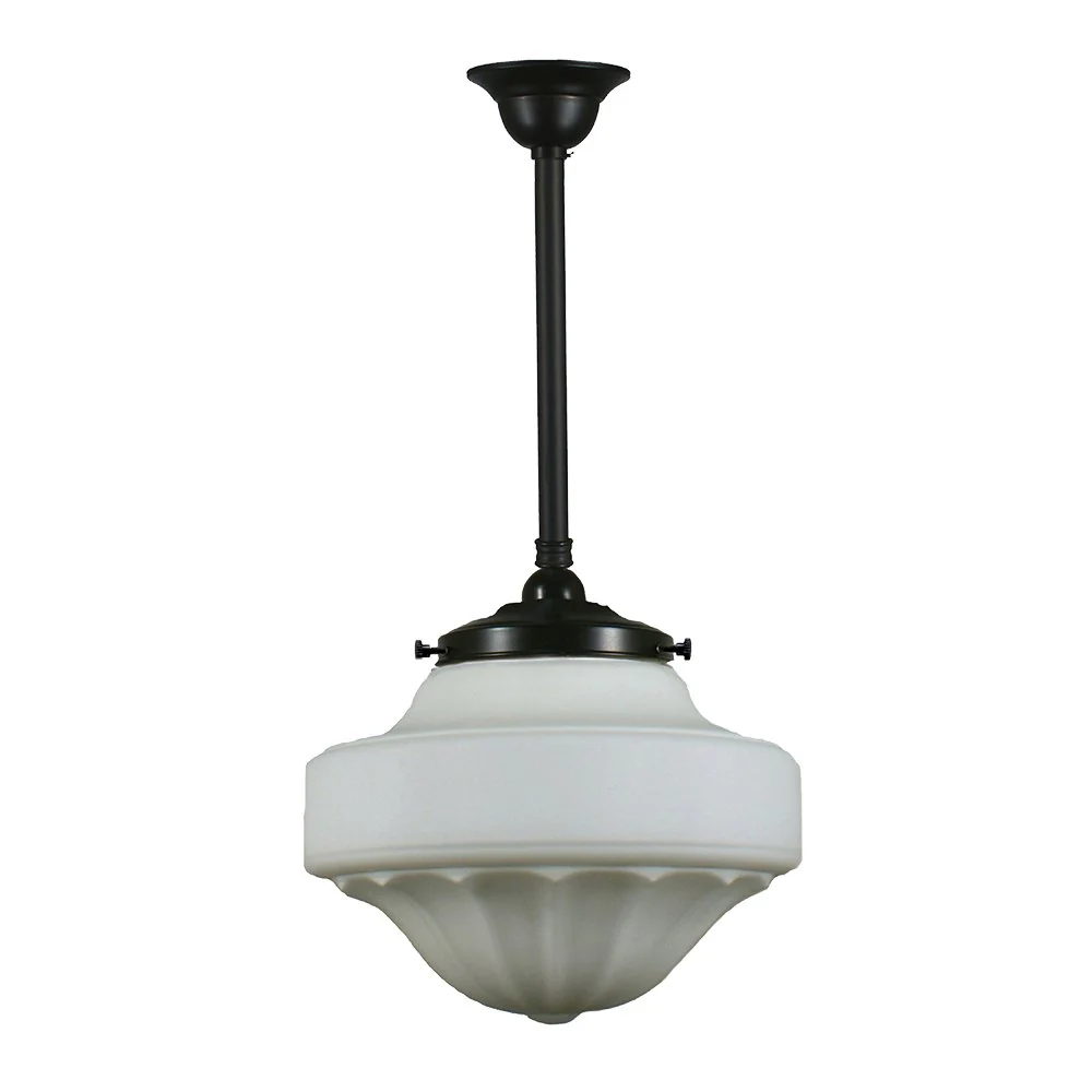 Derby 9" or 13"1 Light ROD Pendant Light - Black/Chrome/Polished Brass/Chrome Retro - Image 5