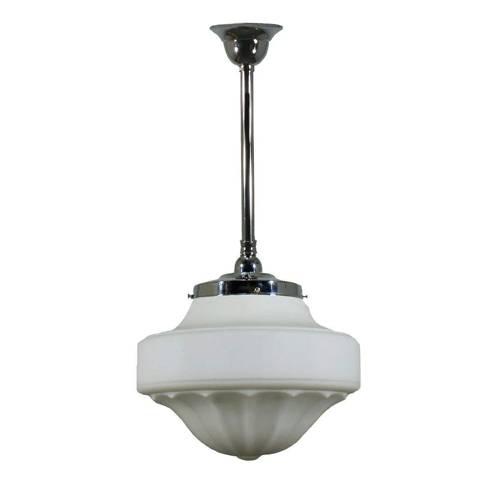 Derby 9" or 13"1 Light ROD Pendant Light - Black/Chrome/Polished Brass/Chrome Retro - Image 6