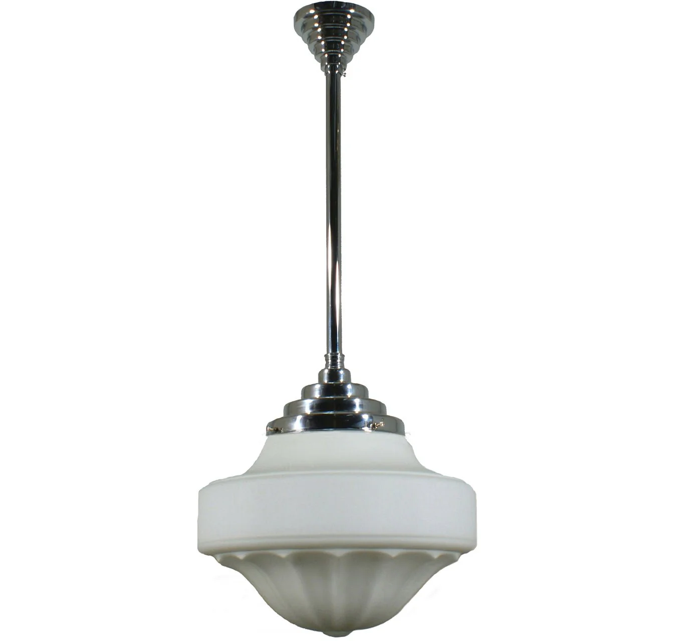 Derby 9" or 13"1 Light ROD Pendant Light - Black/Chrome/Polished Brass/Chrome Retro - Image 8
