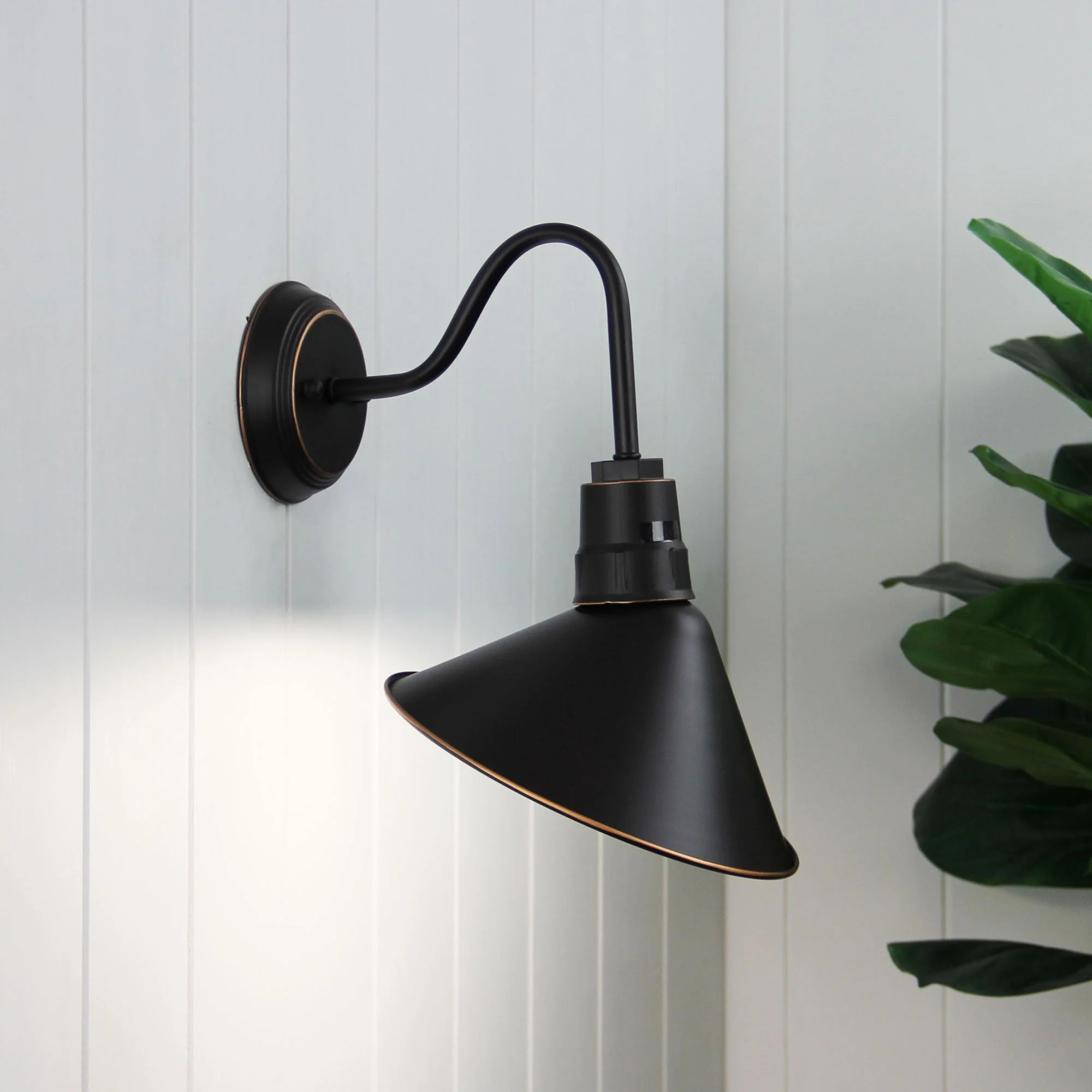 Derwent 1 Light Wall Light Bronze - OL69375RB - Image 2