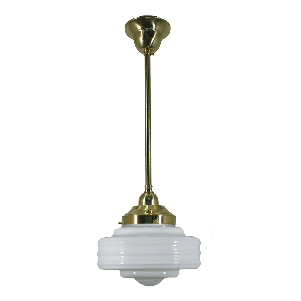 Detroit 8" or 14" 1 Light ROD Pendant Light - Black/Chrome/Polished Brass/Chrome Retro - Image 3