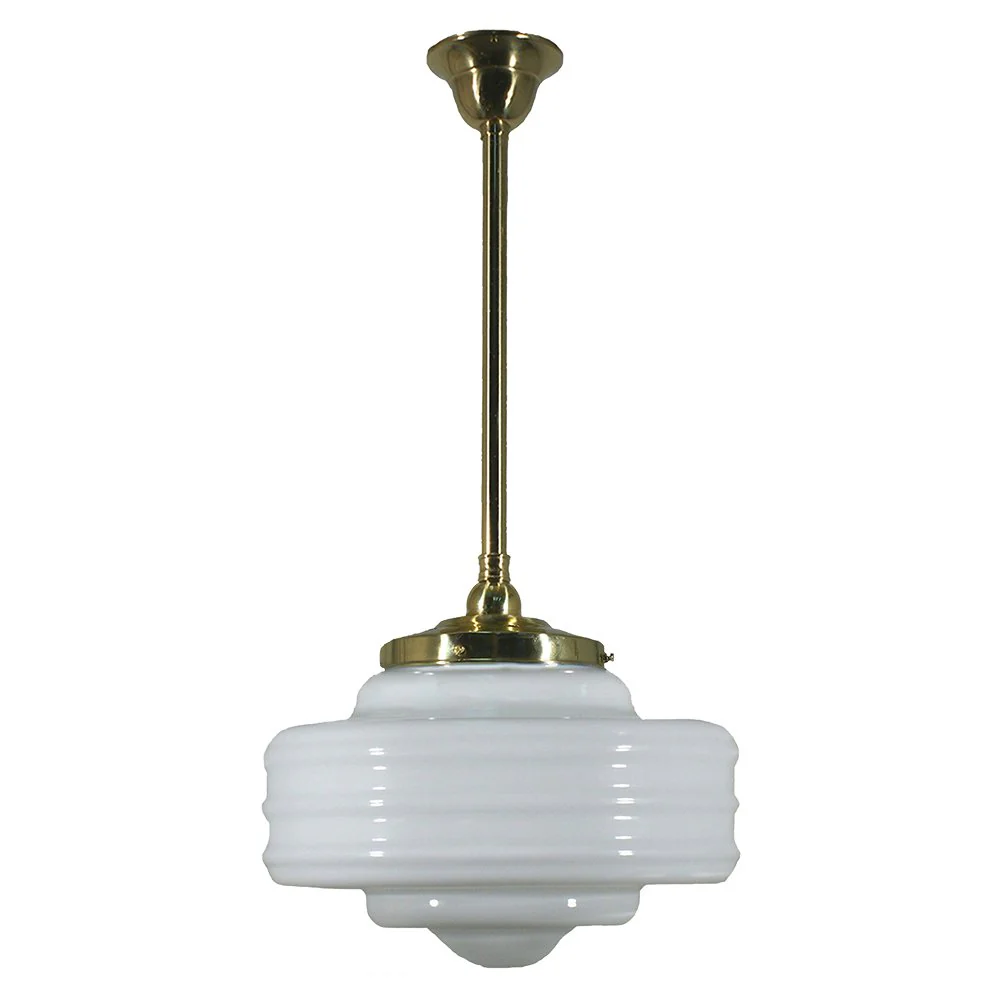Detroit 8" or 14" 1 Light ROD Pendant Light - Black/Chrome/Polished Brass/Chrome Retro - Image 7
