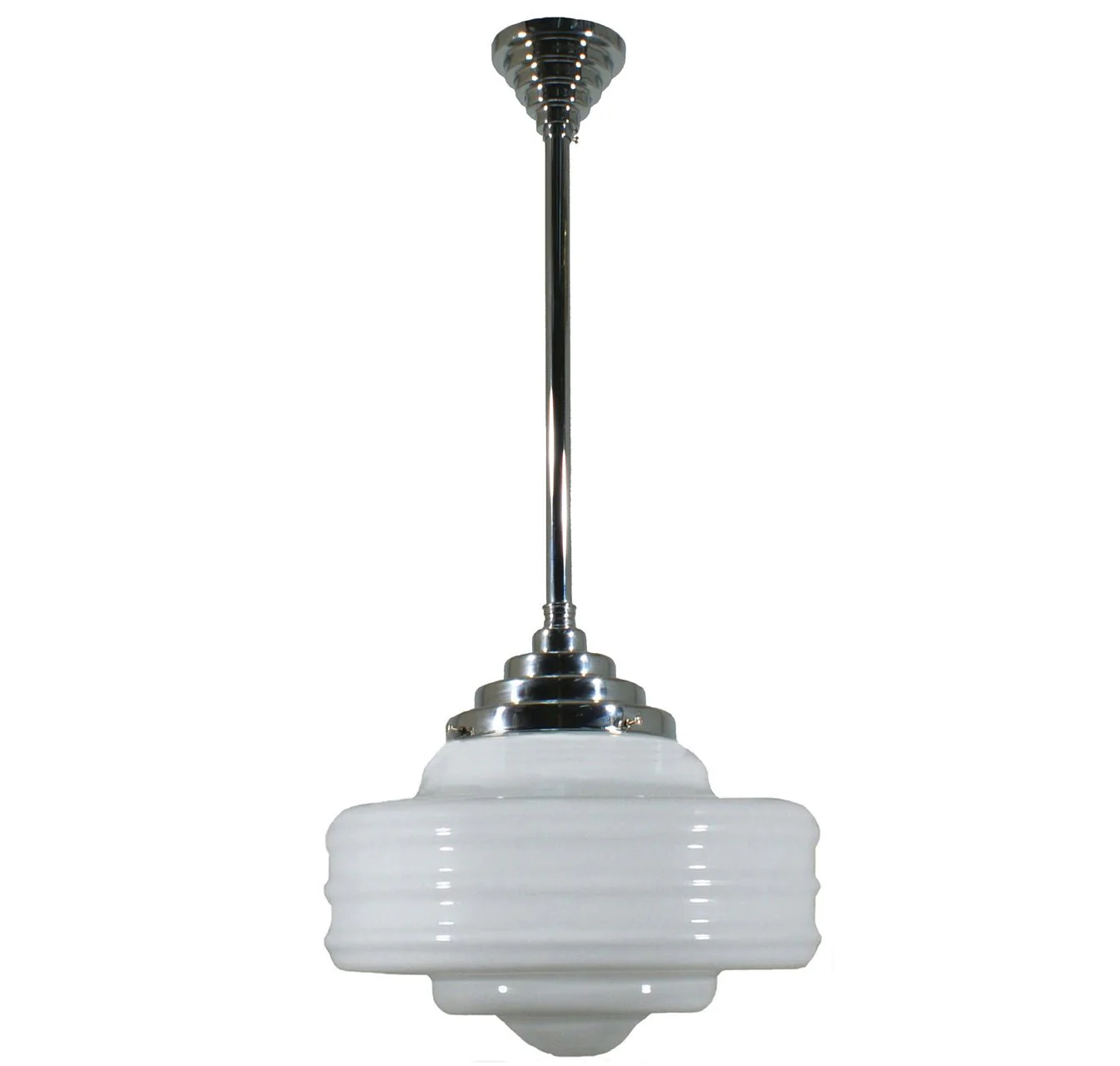 Detroit 8" or 14" 1 Light ROD Pendant Light - Black/Chrome/Polished Brass/Chrome Retro - Image 8