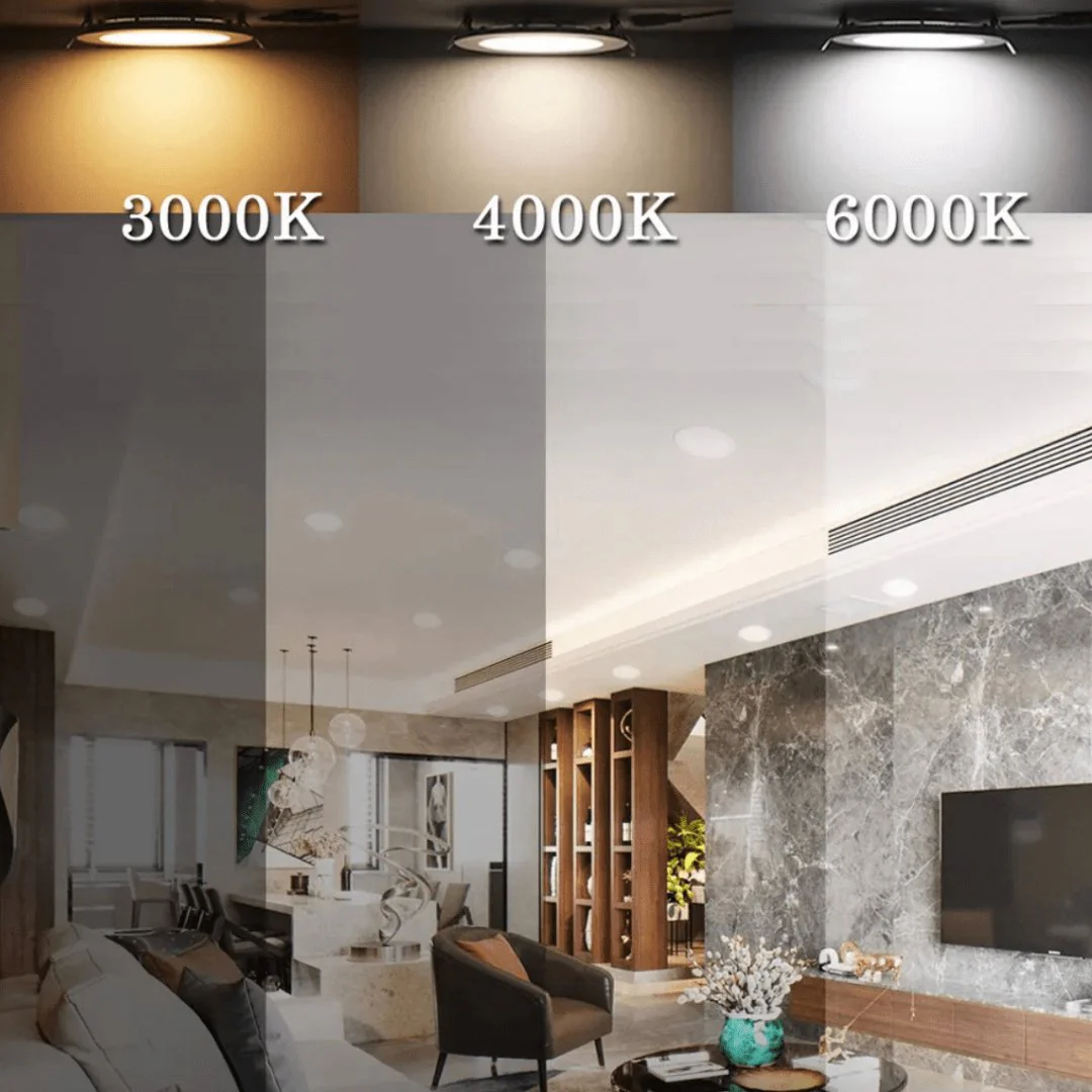 DL110B 13W Tri-Colour Dimmable LED Downlight 90mm cut out - Image 3