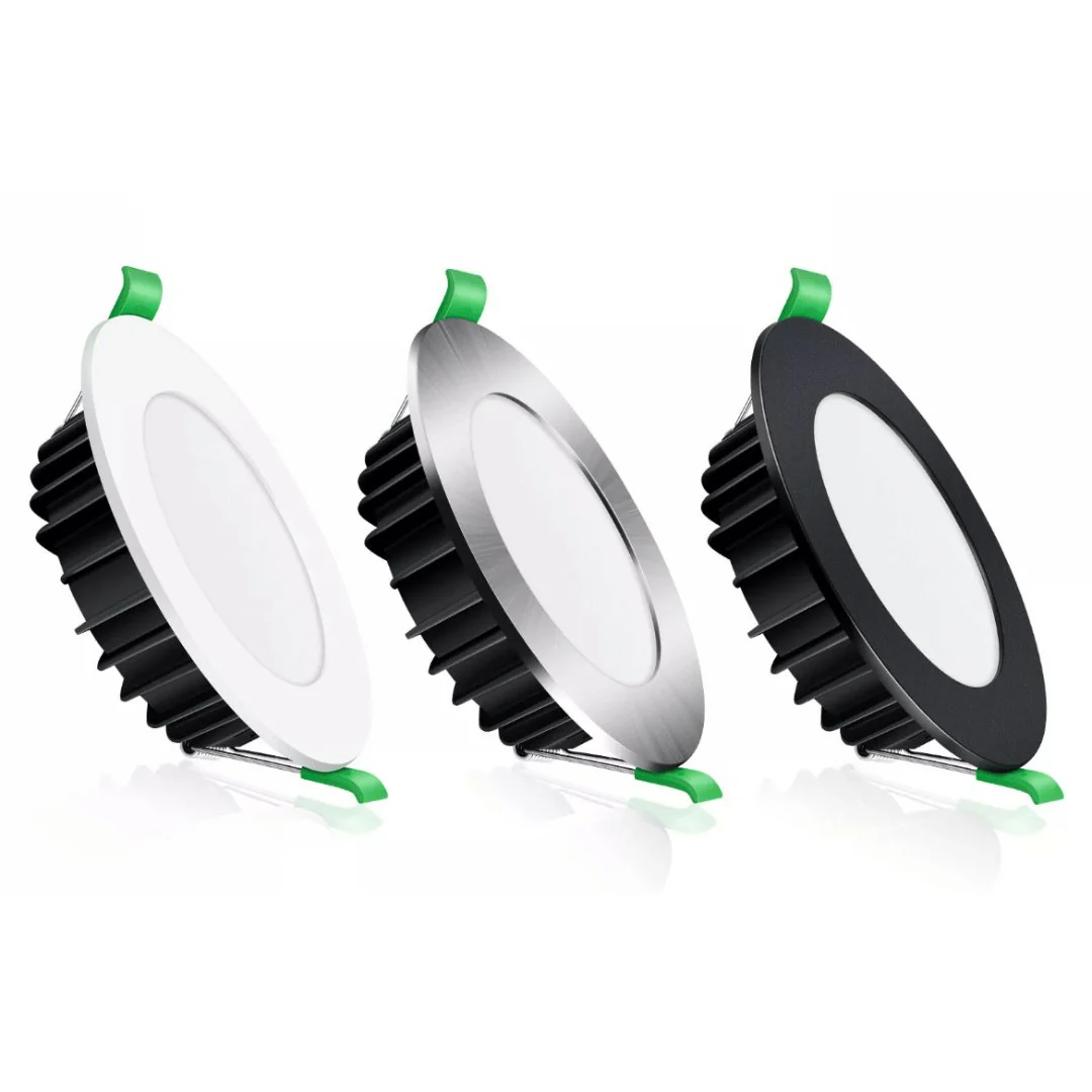 DL110D 13W Tri-Colour Dimmable Aluminium LED Downlight 90mm cut out
