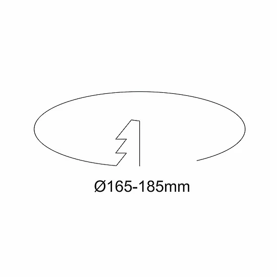 DL3009 30W High Efficiency Downlight 185mm cut out - Image 5