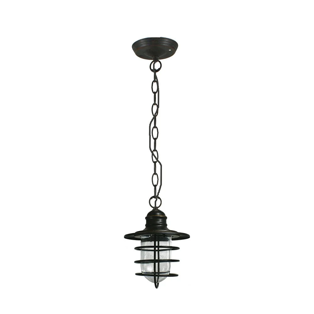 DOCKYARD Chain 1 Light Antique Bronze Pendant Light