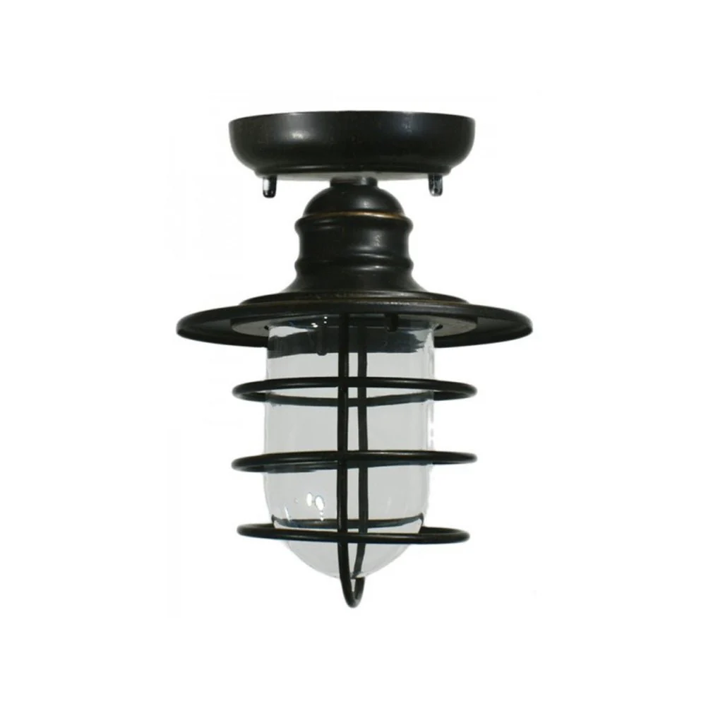 DOCKYARD Under Eave 1 Light Antique Bronze Pendant Light