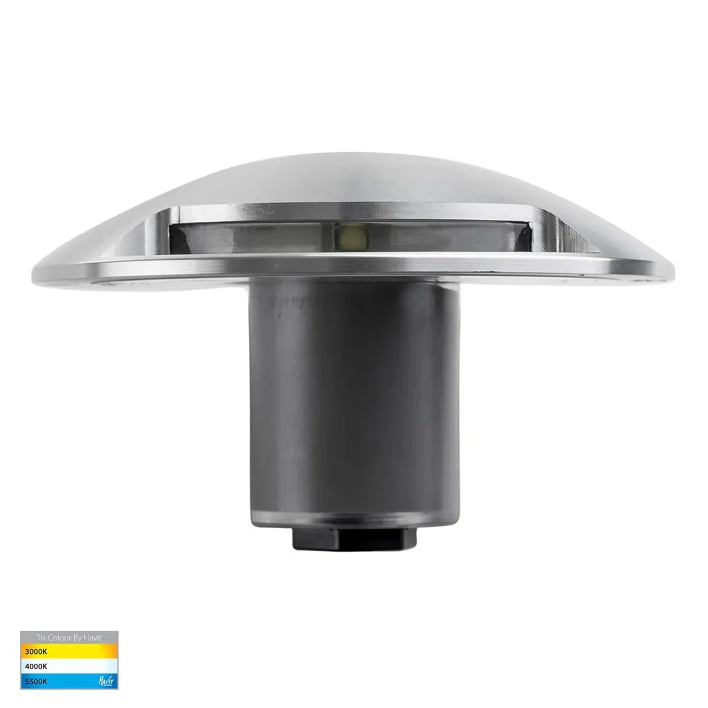 Dome one Way LED Deck Light CCT 3w Aluminium Black, Silver Havit Lighting - HV2871T-12V - Image 6