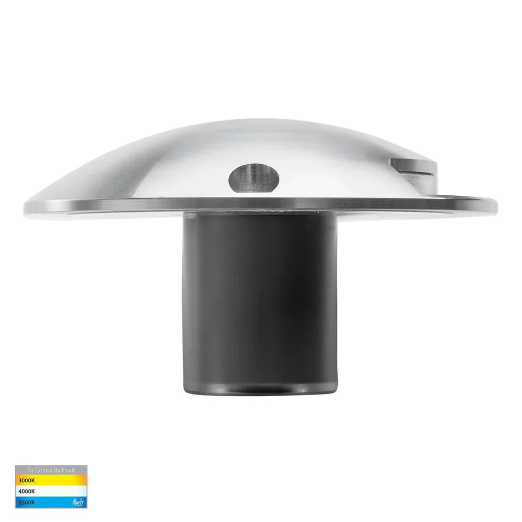 Dome one Way LED Deck Light CCT 3w Aluminium Black, Silver Havit Lighting - HV2871T-12V - Image 7