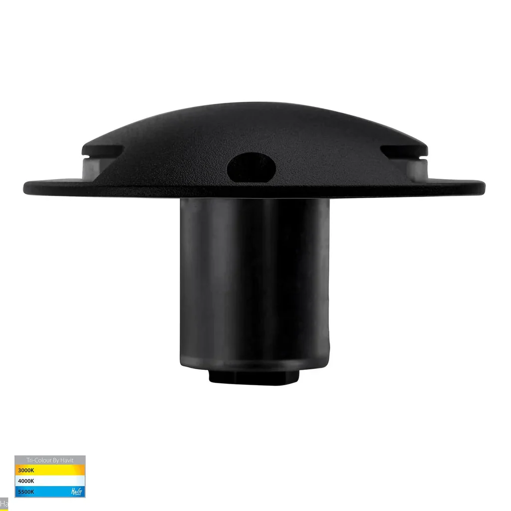 Dome Two Way LED Deck Light CCT 6w Aluminium Black, Silver Havit Lighting - HV2872T-12V - Image 3