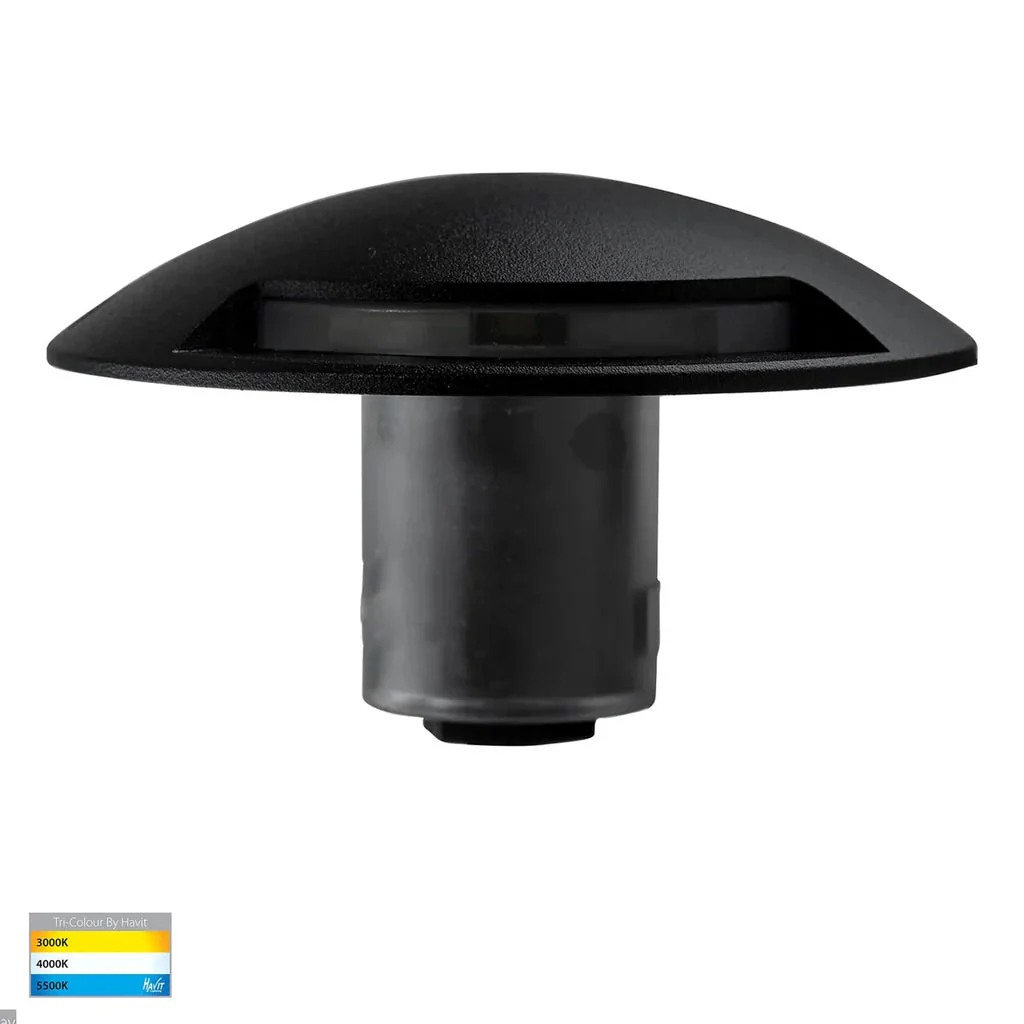 Dome Two Way LED Deck Light CCT 6w Aluminium Black, Silver Havit Lighting - HV2872T-12V - Image 4