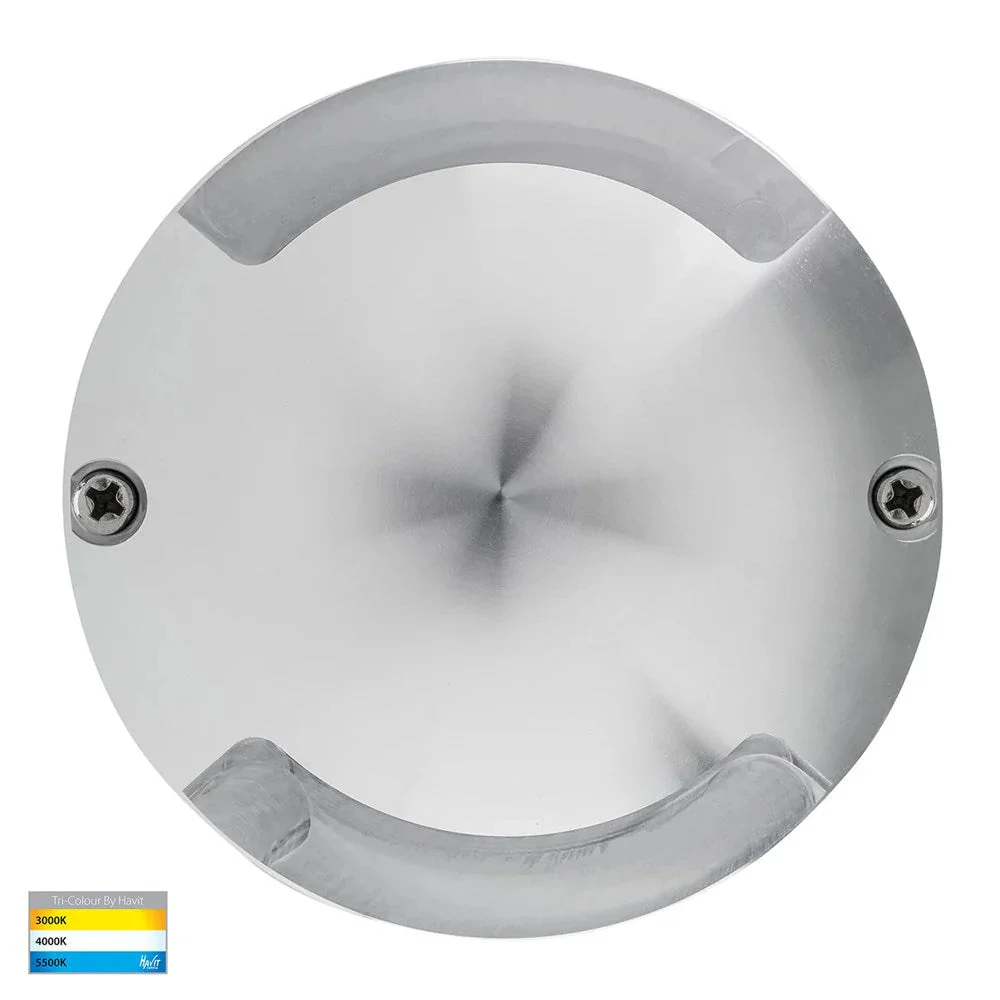 Dome Two Way LED Deck Light CCT 6w Aluminium Black, Silver Havit Lighting - HV2872T-12V - Image 5