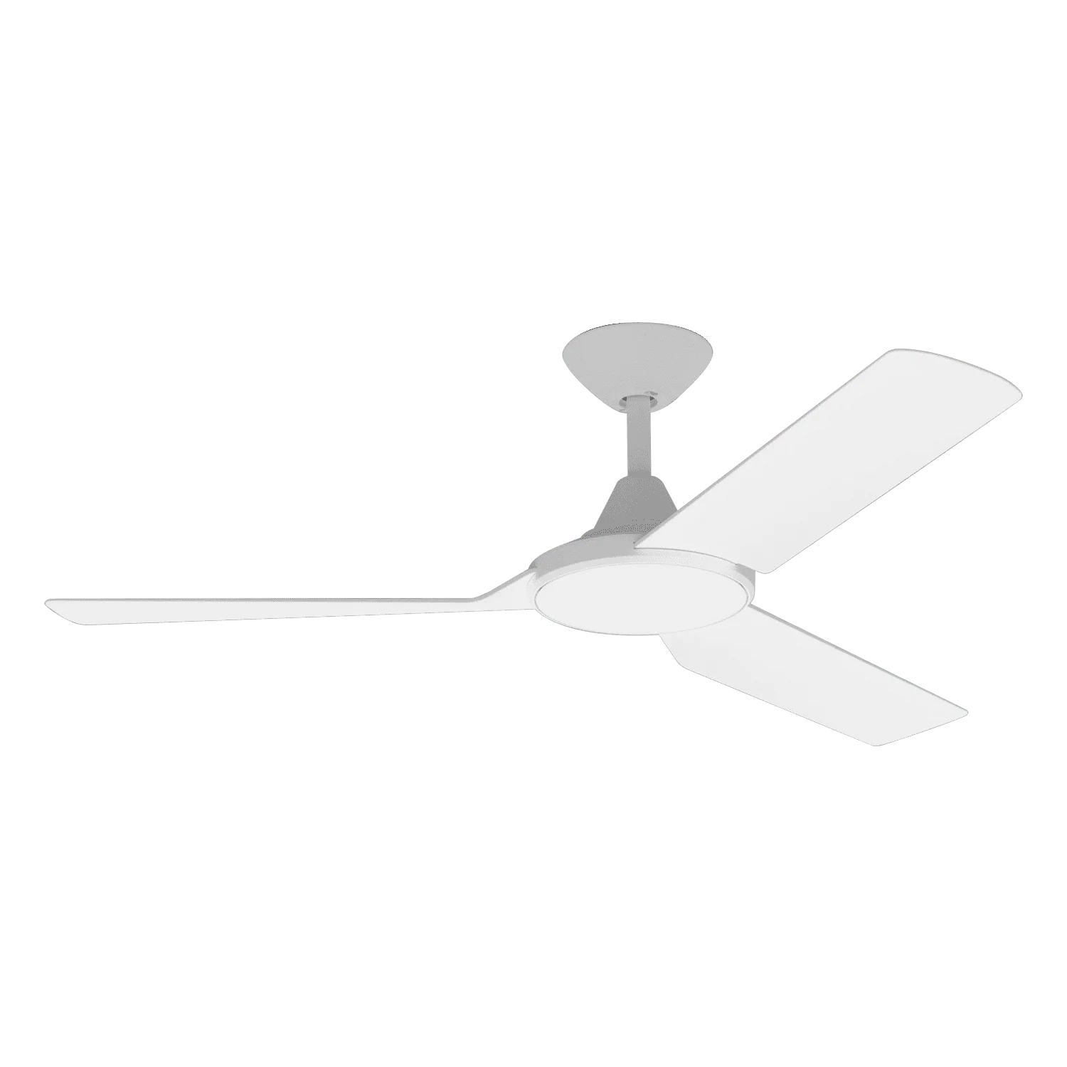 Domus Axis 48" Coastal Indoor/Outdoor Ceiling Fan with Remote | White or Black