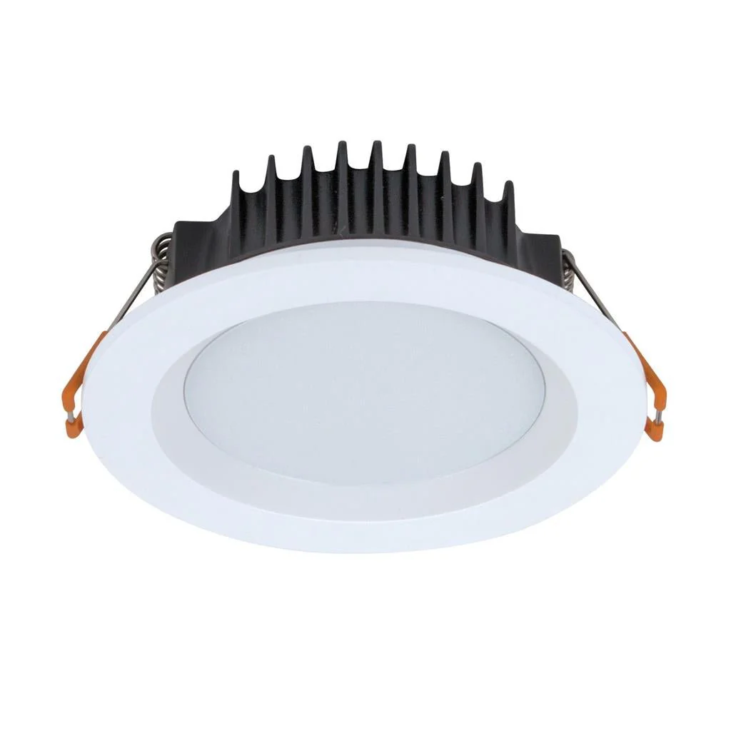 Domus Boost-10 Round 10W Recessed Dimmable Led Tricolour IP54 Downlight - Black/White - Image 3