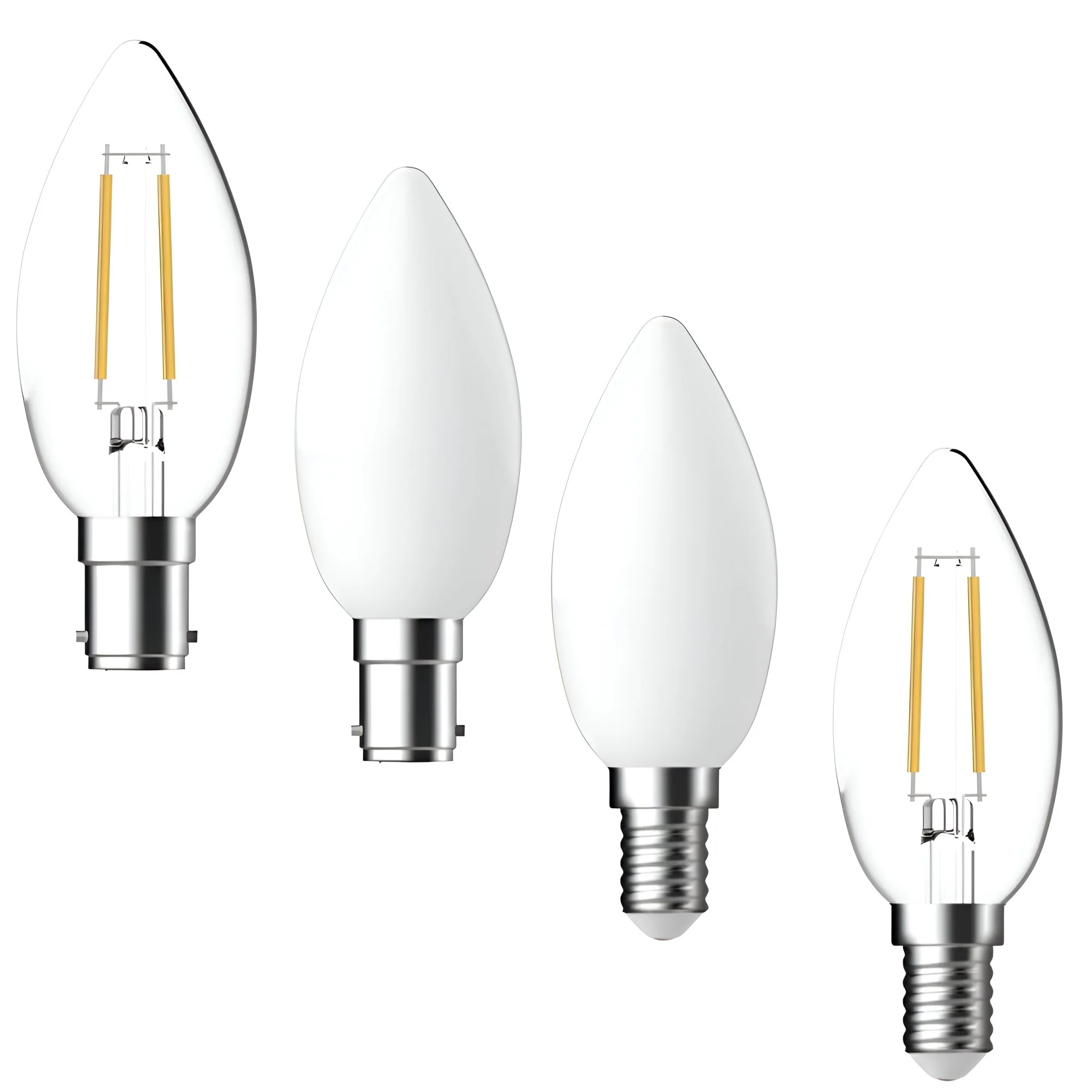 Domus CANDLE 4.2W Dimmable Led Filament Lamp -Clear, Frost- 240V - E14/ B15