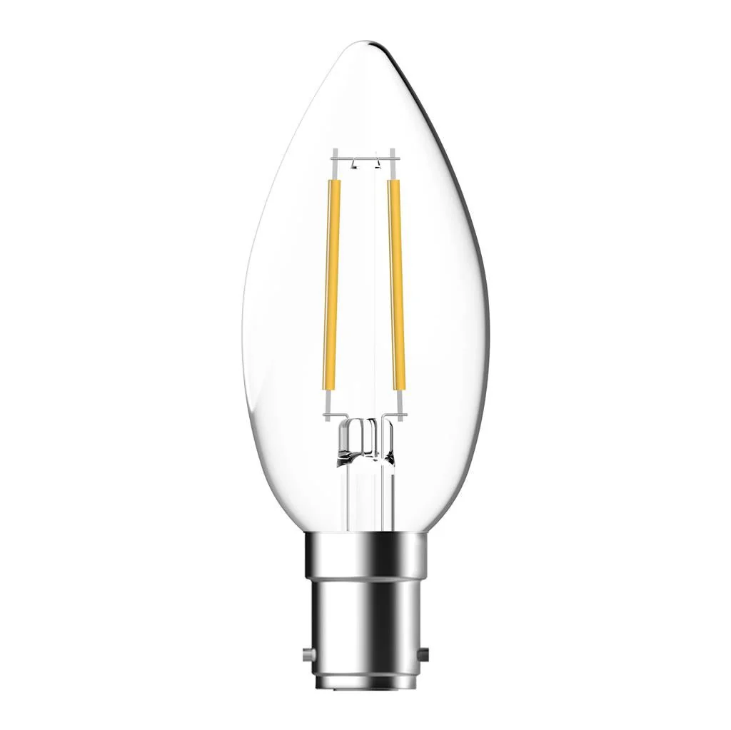 Domus CANDLE 4.2W Dimmable Led Filament Lamp -Clear, Frost- 240V - E14/ B15 - Image 2