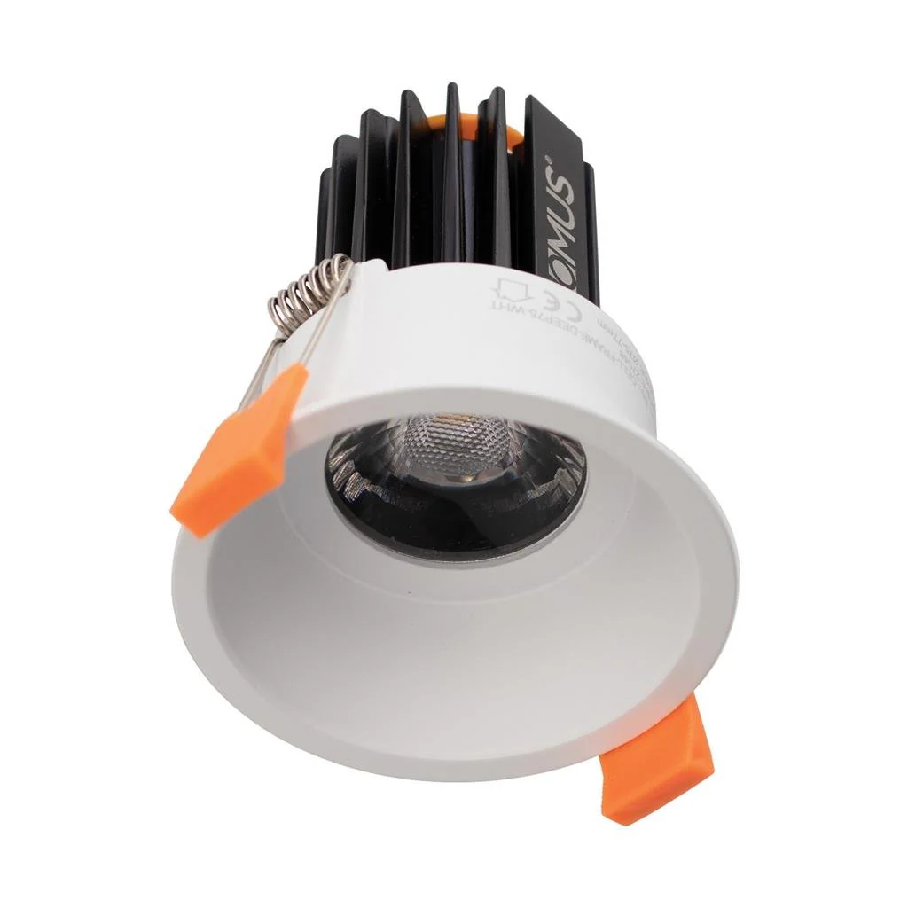 Domus Cell 9W 5CCT 60° D75 Complete Dimmable Downlight Kit- Black/White - Image 3