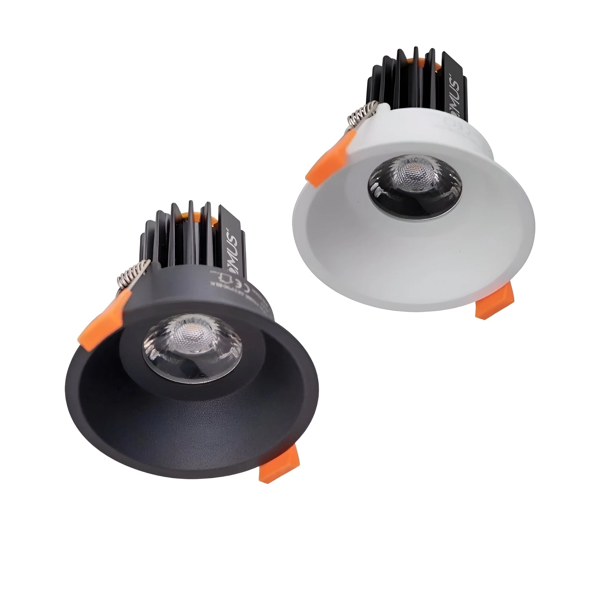 Domus Cell 9W 5CCT 60° D90 Complete Dimmable Downlight Kit- Black/White