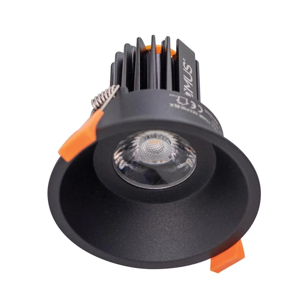 Domus Cell 9W 5CCT 60° D90 Complete Dimmable Downlight Kit- Black/White - Image 2