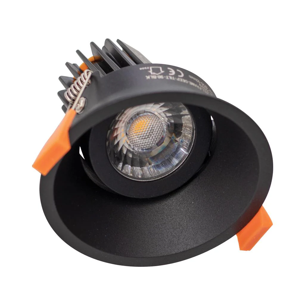 Domus Cell 9W 5CCT 60° DT90 Complete Dimmable Downlight Kit- Black/White - Image 2