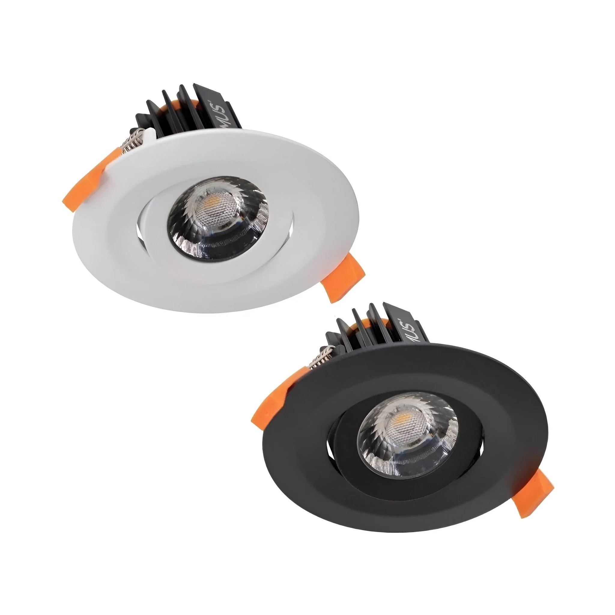 Domus Cell 9W 5CCT 60° T90 Complete Dimmable Downlight Kit - Black/White