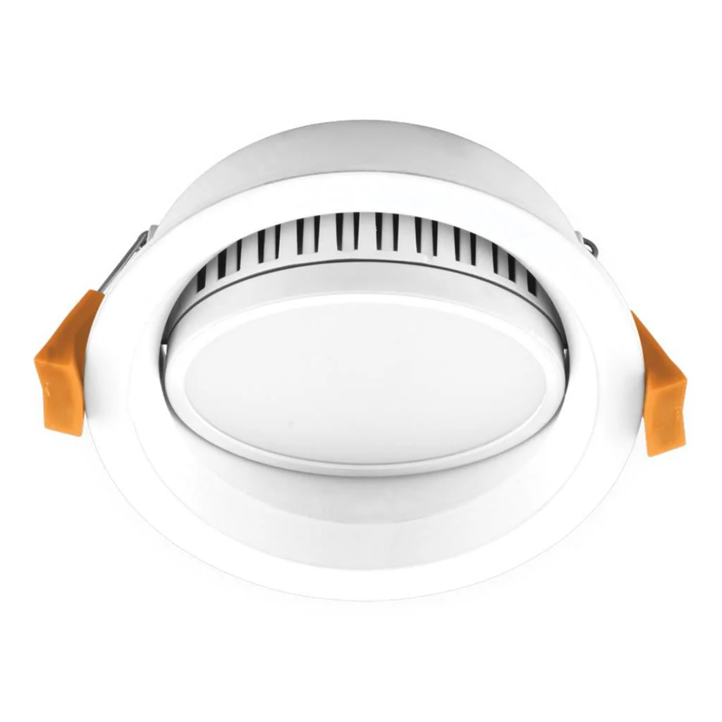 Domus DECO-13 -TRIO/DALI-Round 13W Dimmable LED Tricolour Tiltable IP44 Downlight - Black/White - Image 3