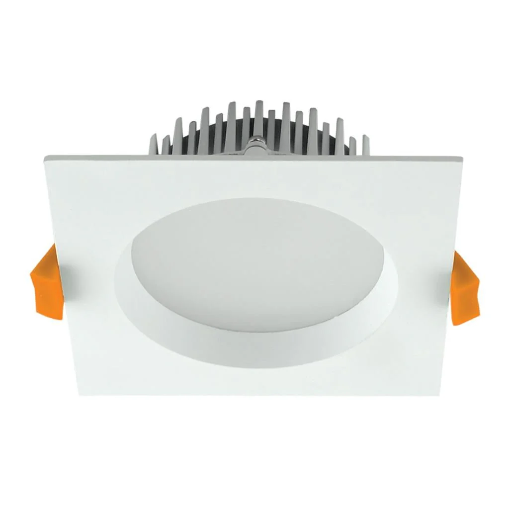 Domus DECO-13 TRIO/DALI Square 13W Dimmable LED Tricolour IP44 Downlight - Black/White - Image 3