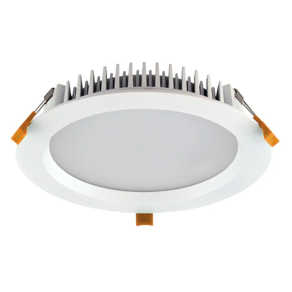 Domus DECO-28 TRIO/DALI Round 28W Dimmable LED Tricolour IP44 Downlight - Black/White - Image 3