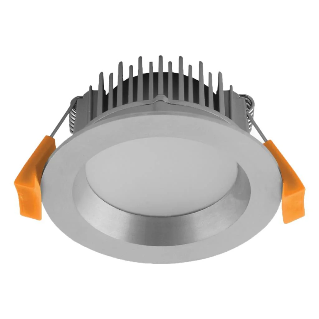 Domus DECO-8 TRIO/DALI Round 8W Dimmable LED Tricolour IP44 Downlight - Black/White/Aluminium - Image 4