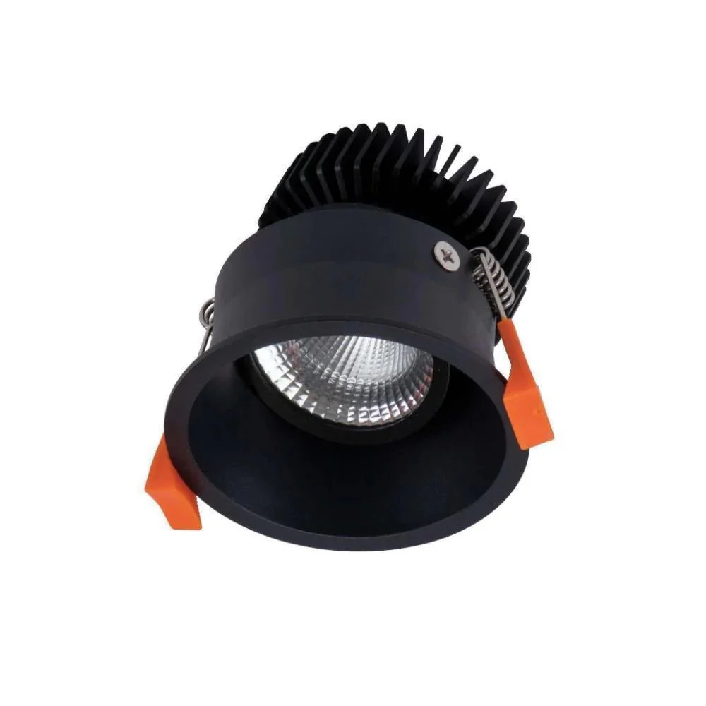 Domus DEEP-10 TRIO/DALI Round Deepset 10W Recessed Dimmable LED IP40 Downlight - Black/White - Image 3