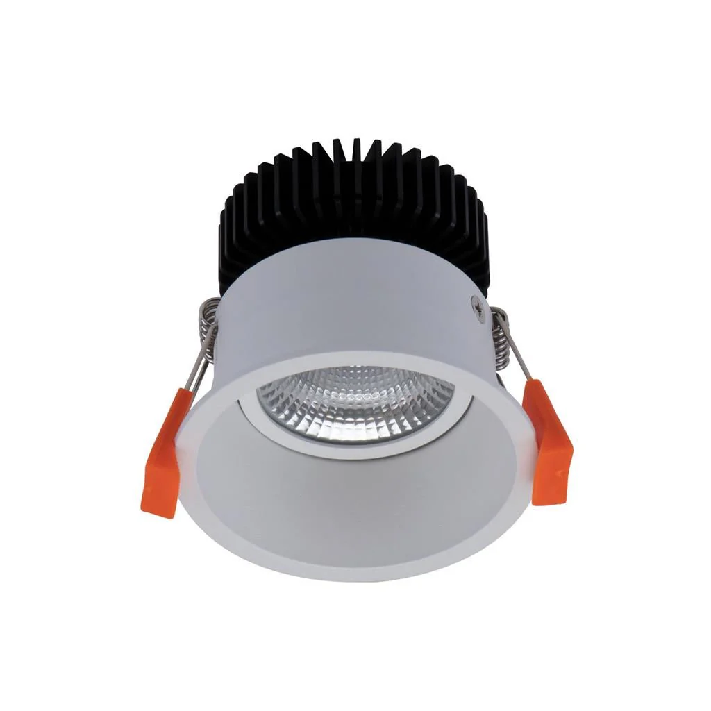 Domus DEEP-10 TRIO/DALI Round Deepset 10W Recessed Dimmable LED IP40 Downlight - Black/White - Image 4