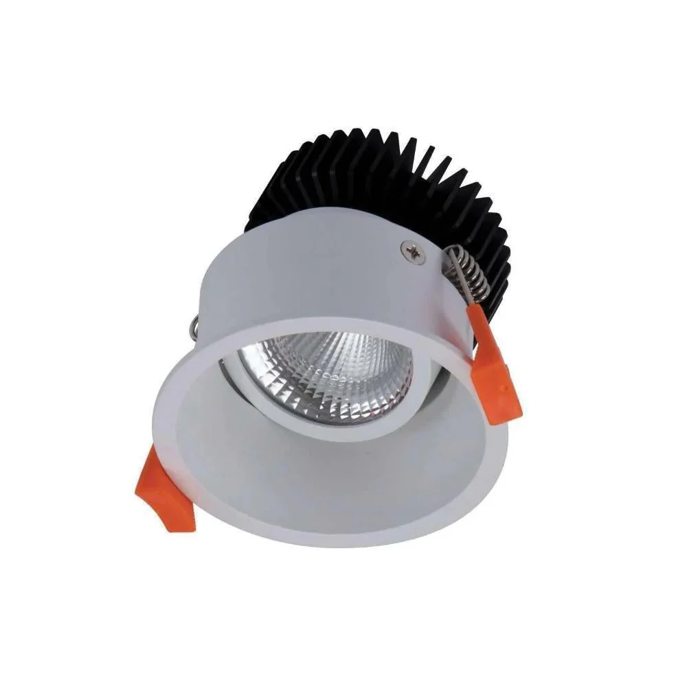 Domus DEEP-10 TRIO/DALI Round Deepset 10W Recessed Dimmable LED IP40 Downlight - Black/White - Image 5