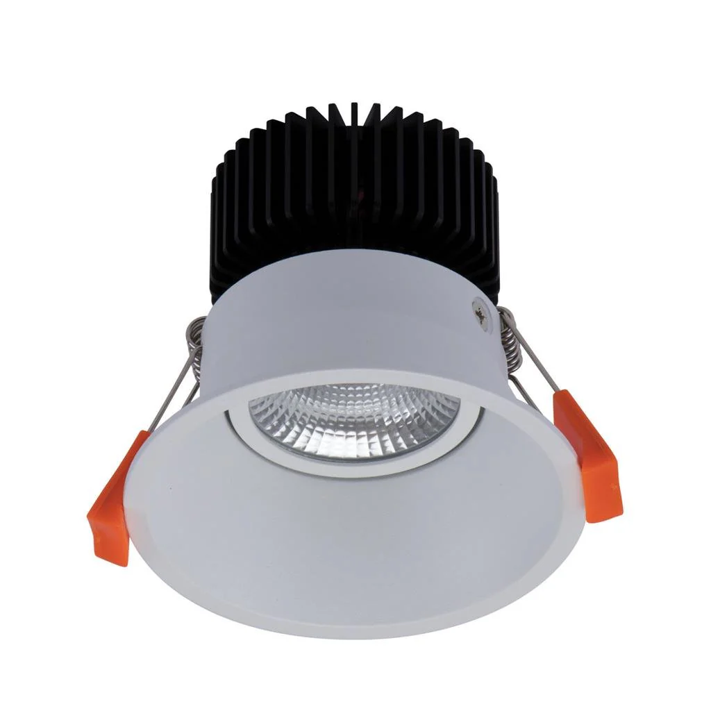 Domus DEEP-12 TRIO/DALI Round Deepset 12W Recessed Dimmable LED IP40 Downlight - Black/White - Image 3