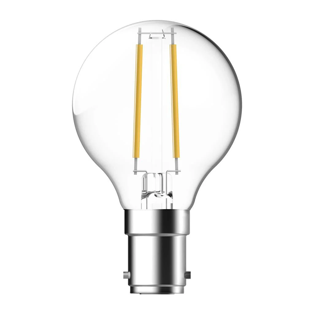 Domus FANCY Round 4.2W Dimmable Led Filament Lamp -Clear, Frost- 240V - E14/ B15 - Image 2