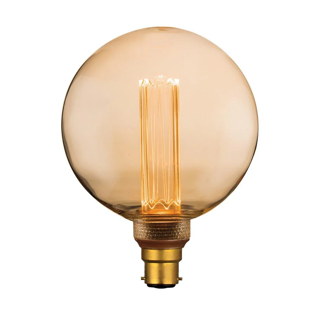 Domus G125 RETRO 3.5W Led Filament Lamp Dimmable 240V - B22/E27 - Image 2